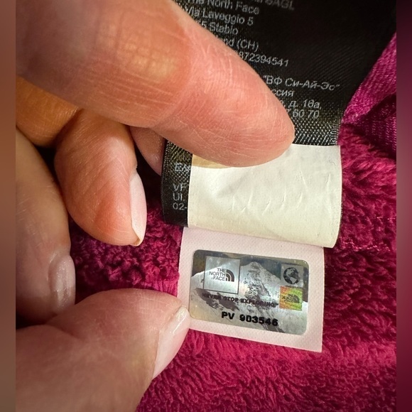 The North Face Womens Morning Glory 2 Jacket Fleece lined Medium Pink Raspberry - Picture 9 of 10